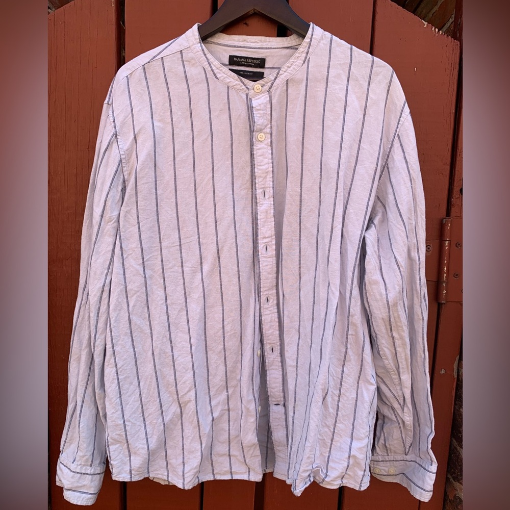 Banana Republic linen button down